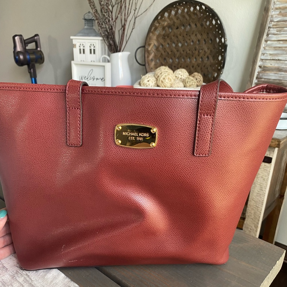 Brown Michael Kors Medium Tote Bag